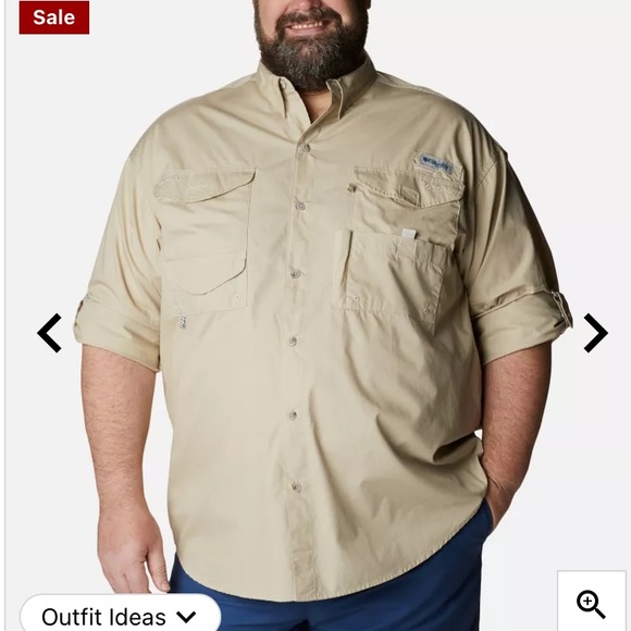 Columbia men’s long sleeve button down shirt size XXL - Picture 2 of 4